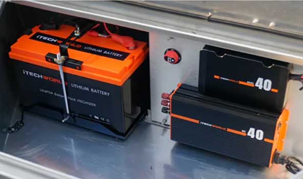 Lithium battery for caravan deals