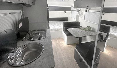 Streamlined Interior to maximise function